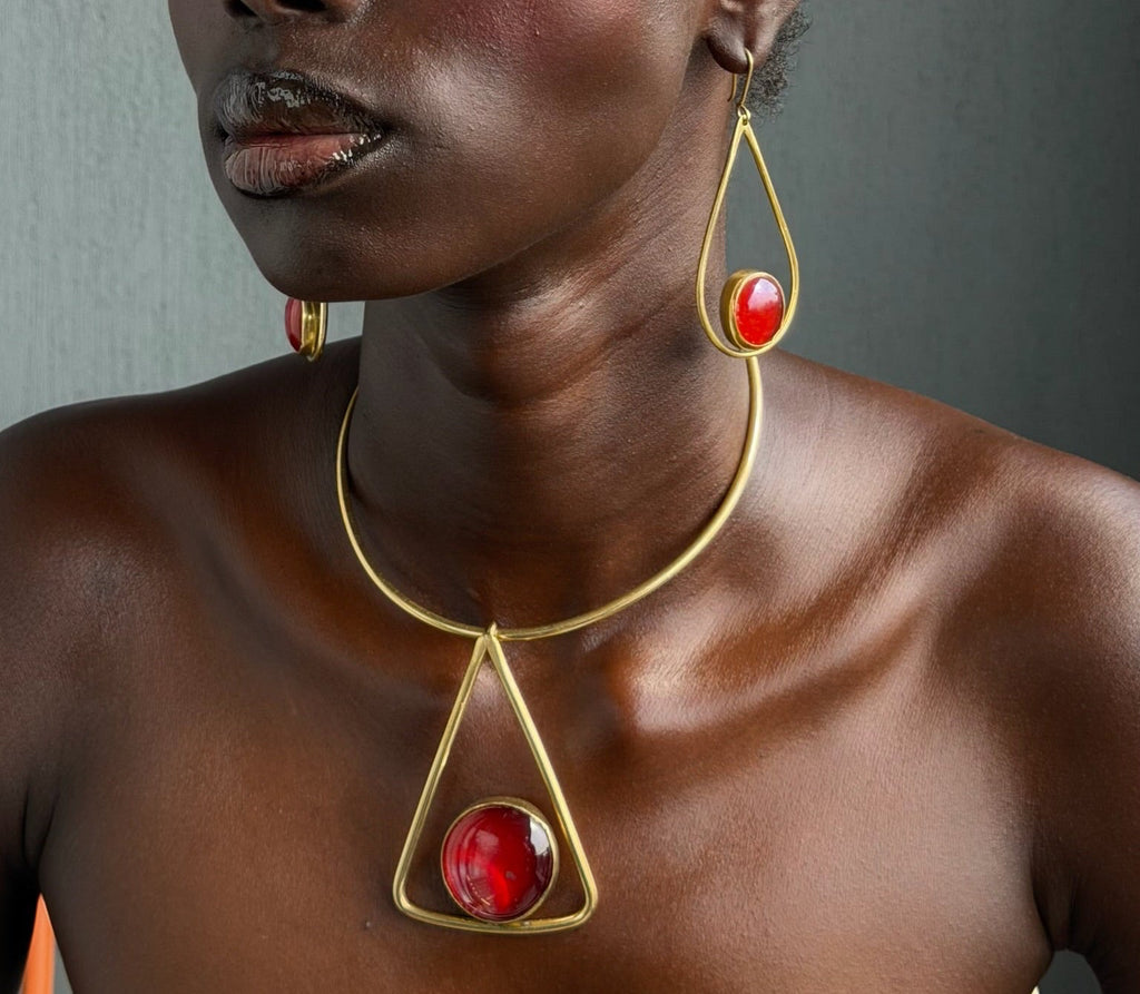 Ruby Neck Cuff