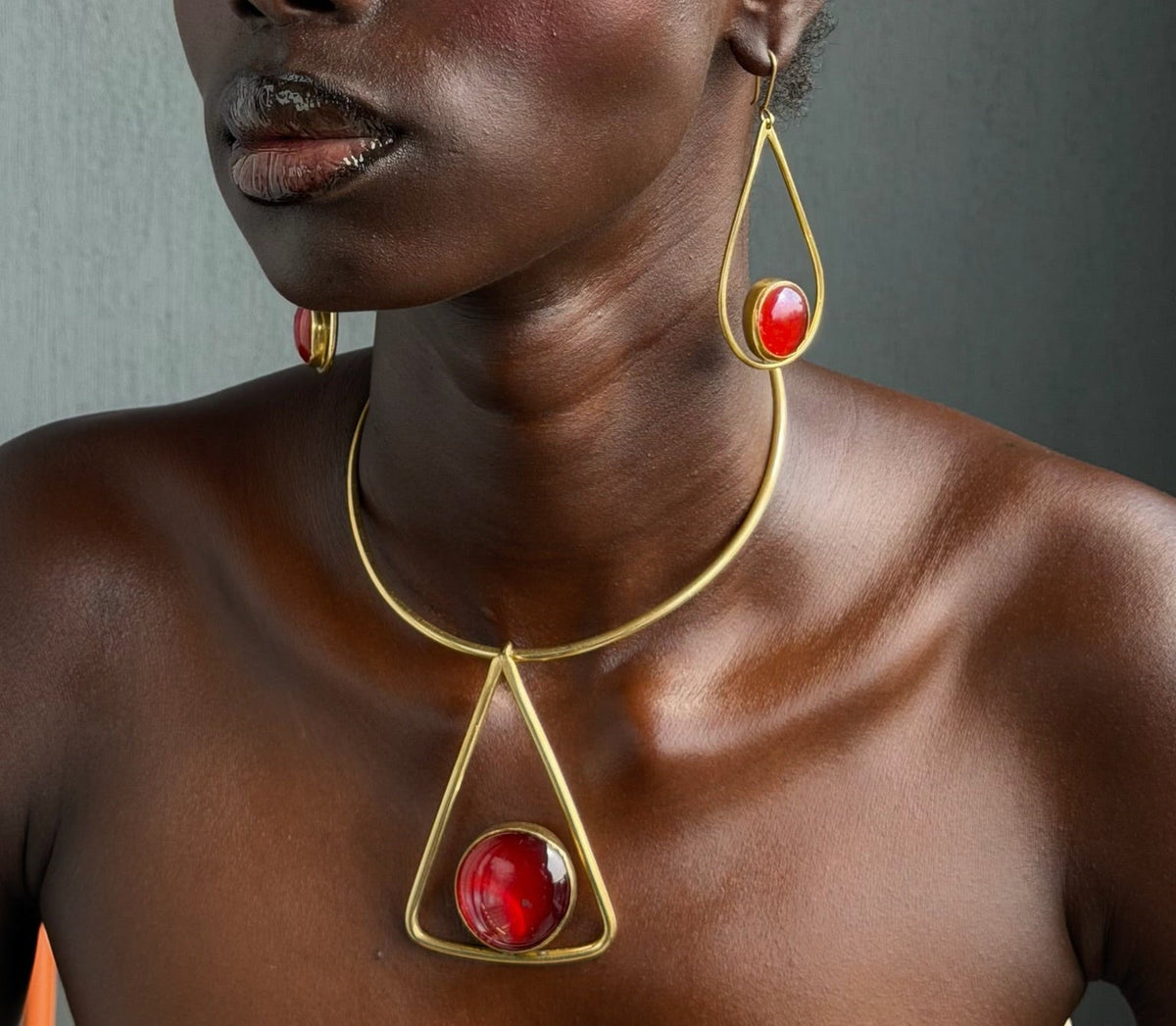 Ruby Neck Cuff