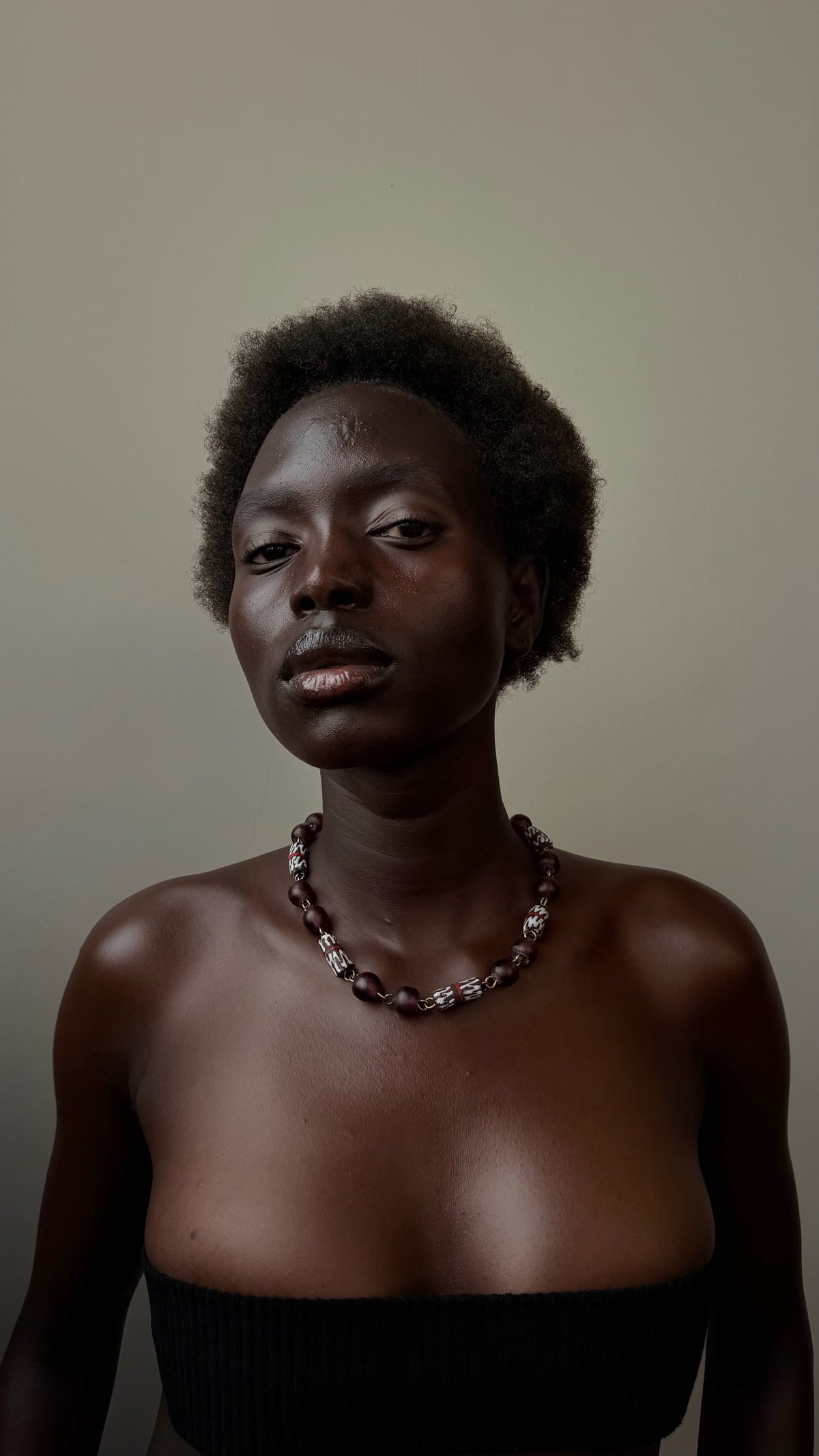 Zabibu Glass Bead Necklace