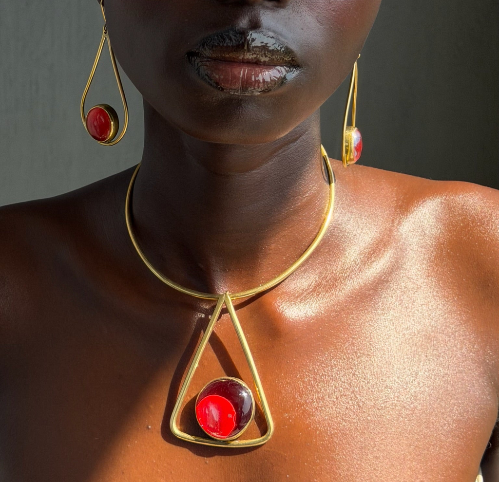 Ruby Neck Cuff