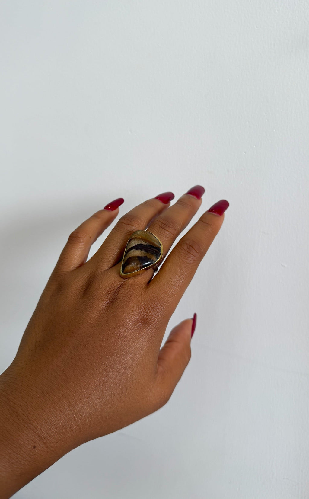 Zebra Jasper Ring
