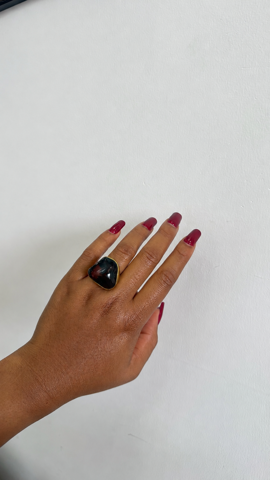 Mahogany Obsidian Ring