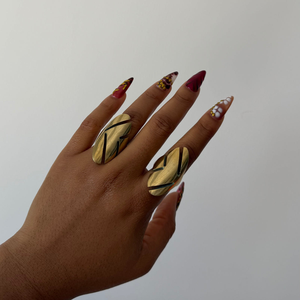 Stripped Amani wrap ring