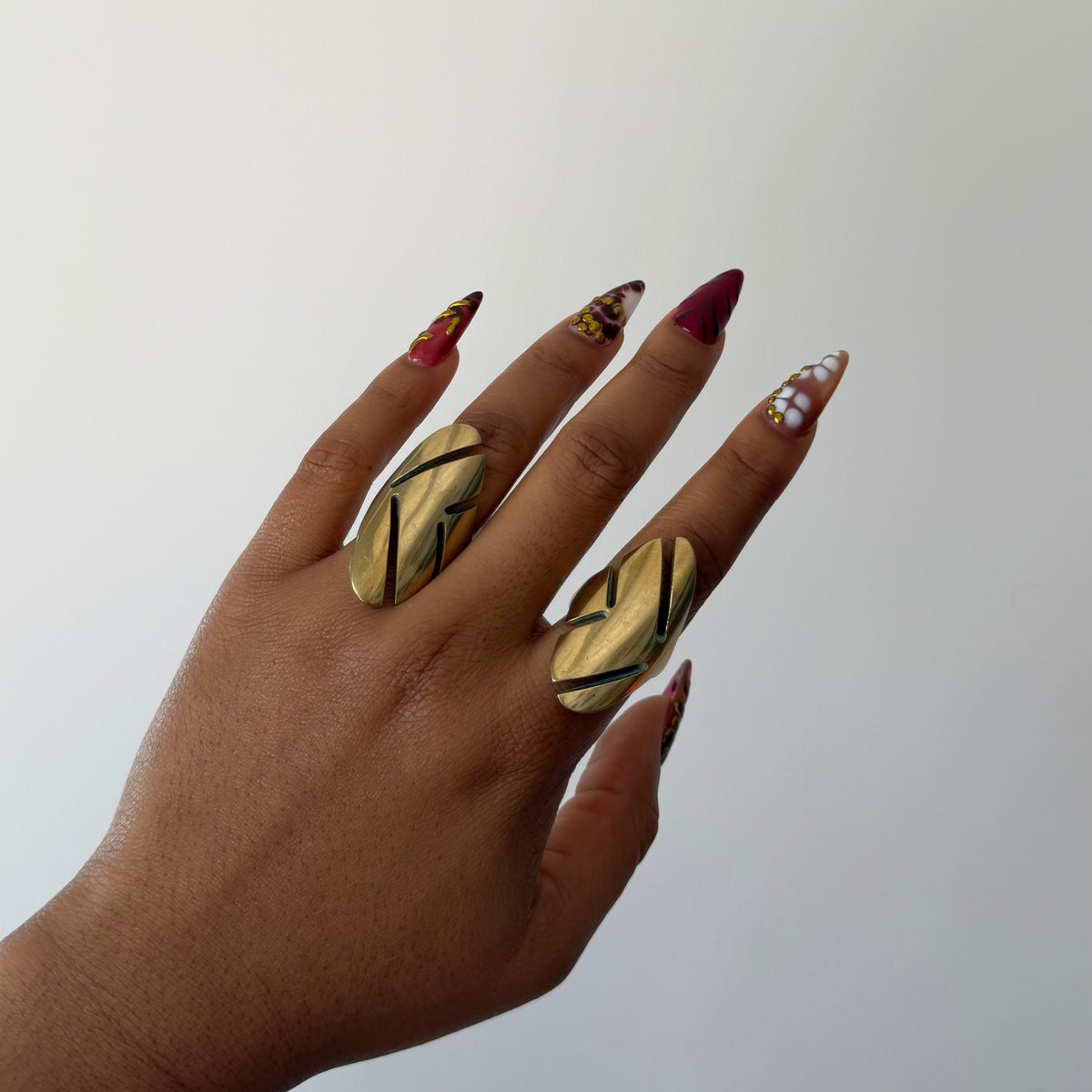 Stripped Amani wrap ring