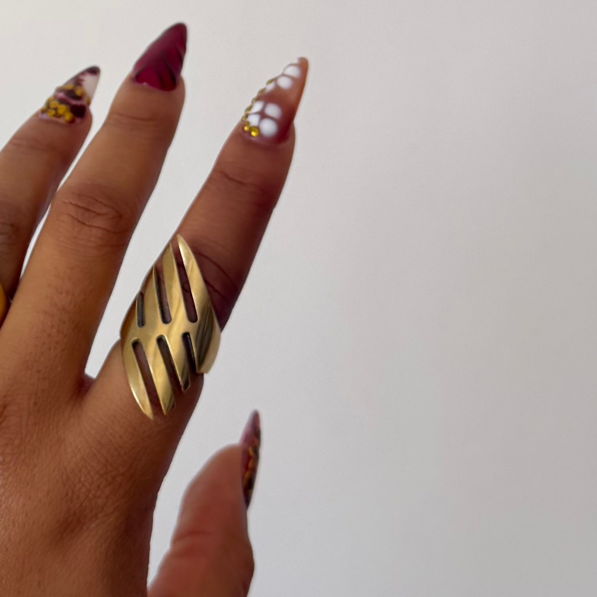 Stripped Amani wrap ring
