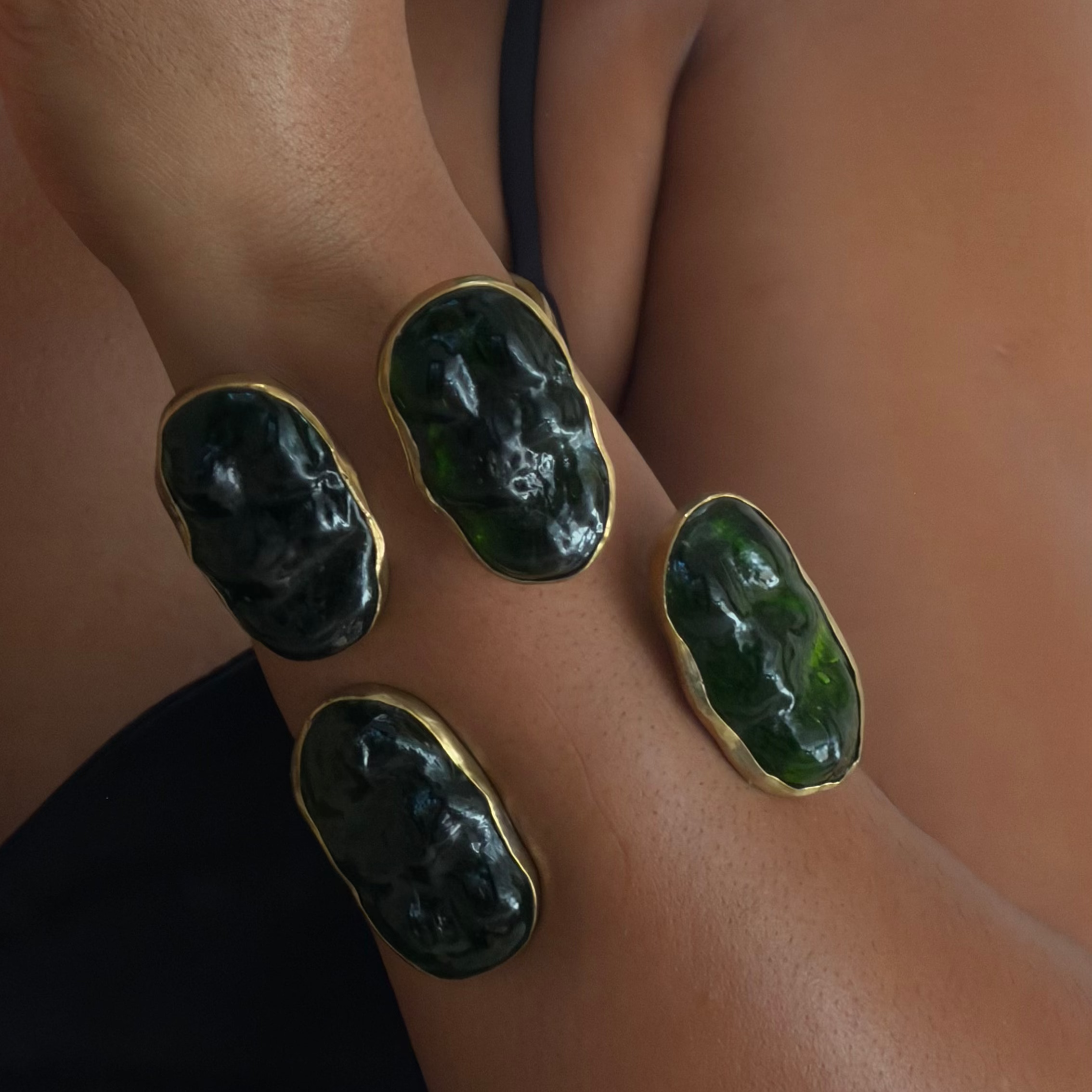 Emerald Glass set