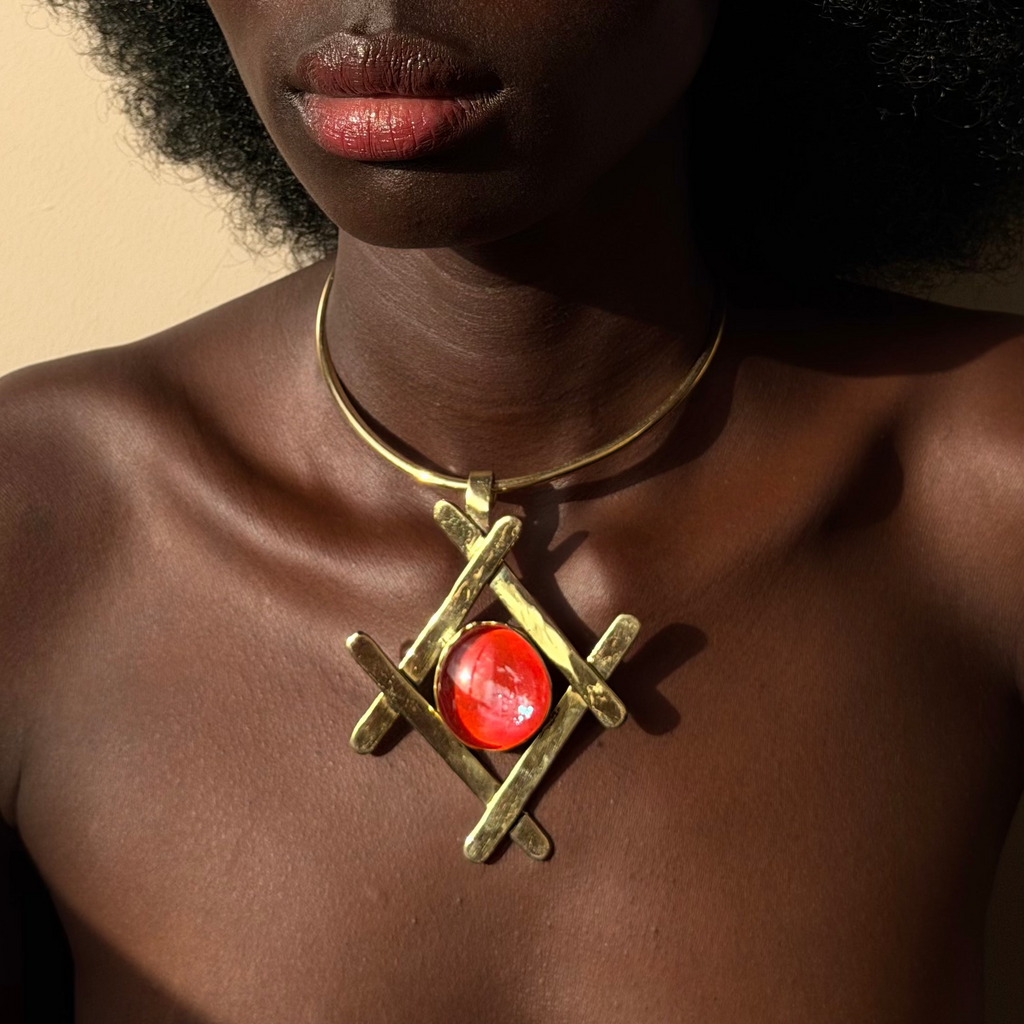 Tangerine Neck Cuff