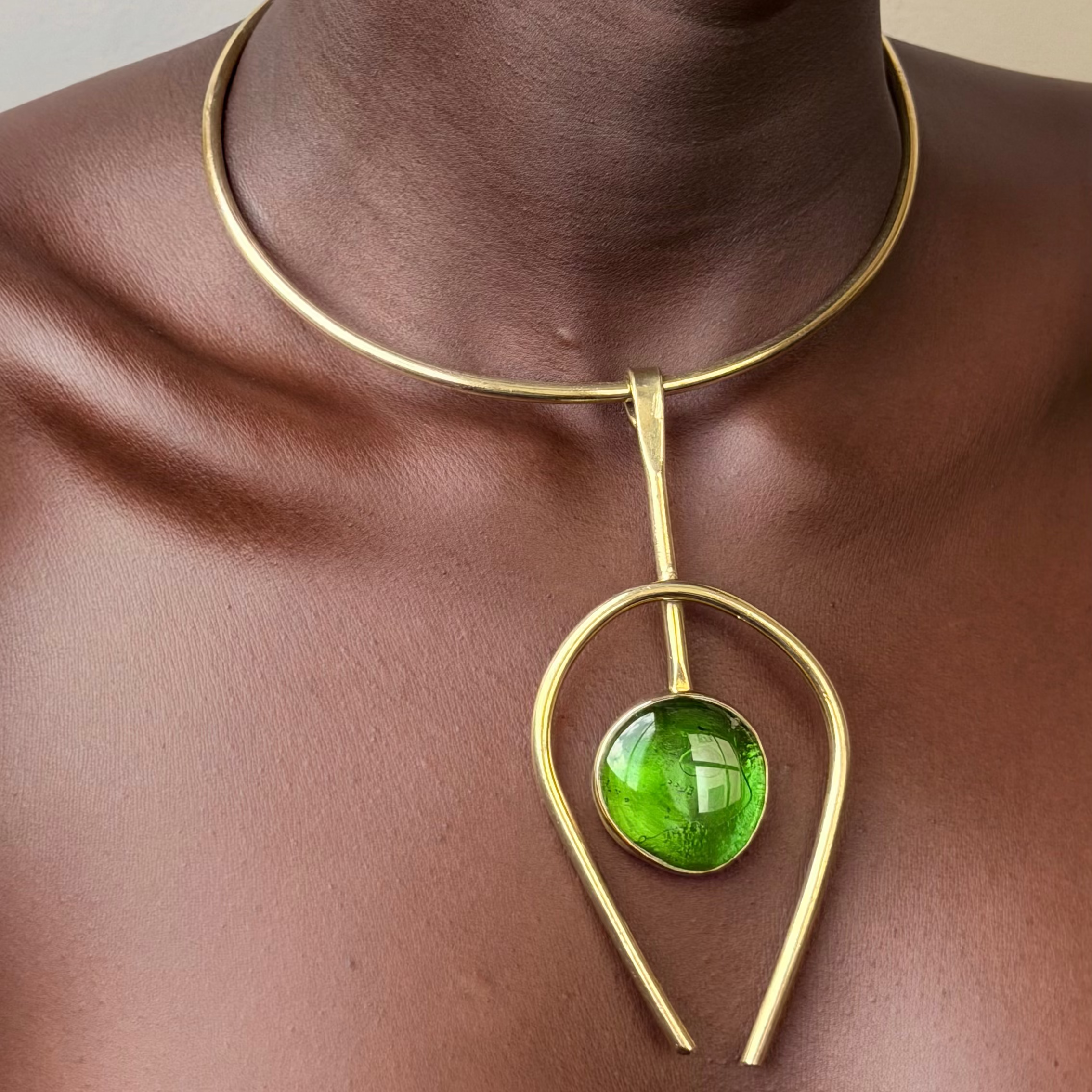 Emerald Neck Cuff
