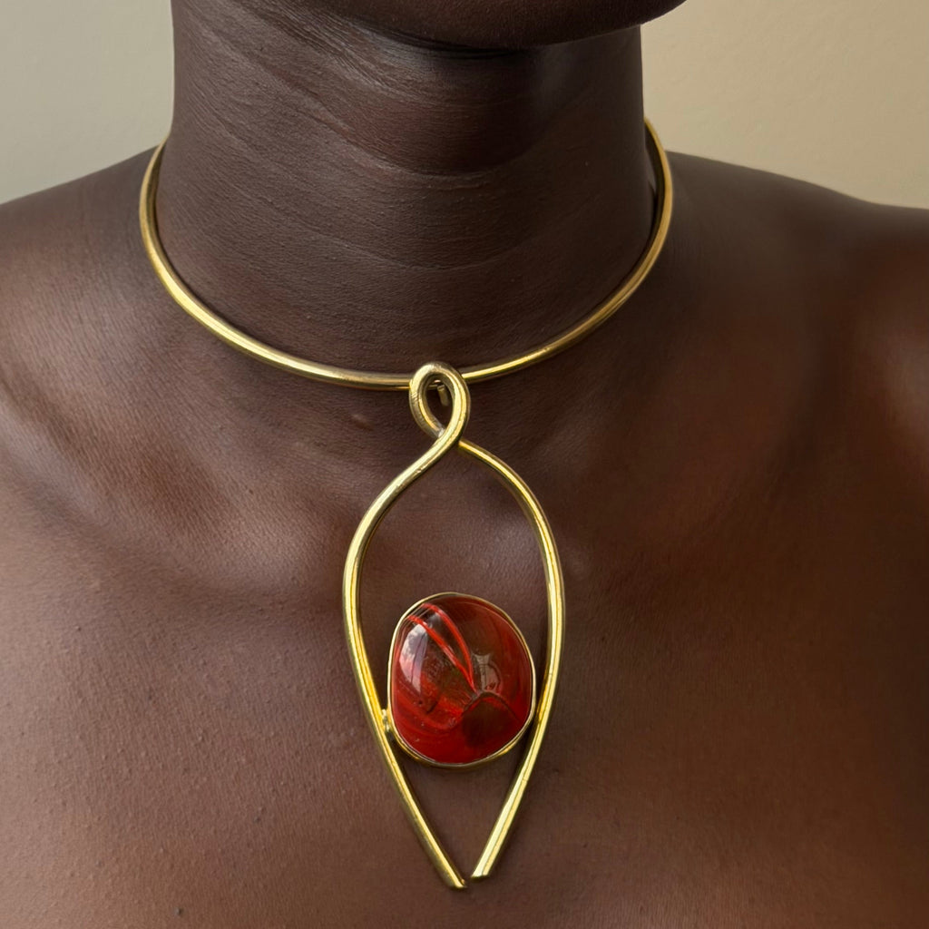 Ruby neck cuff