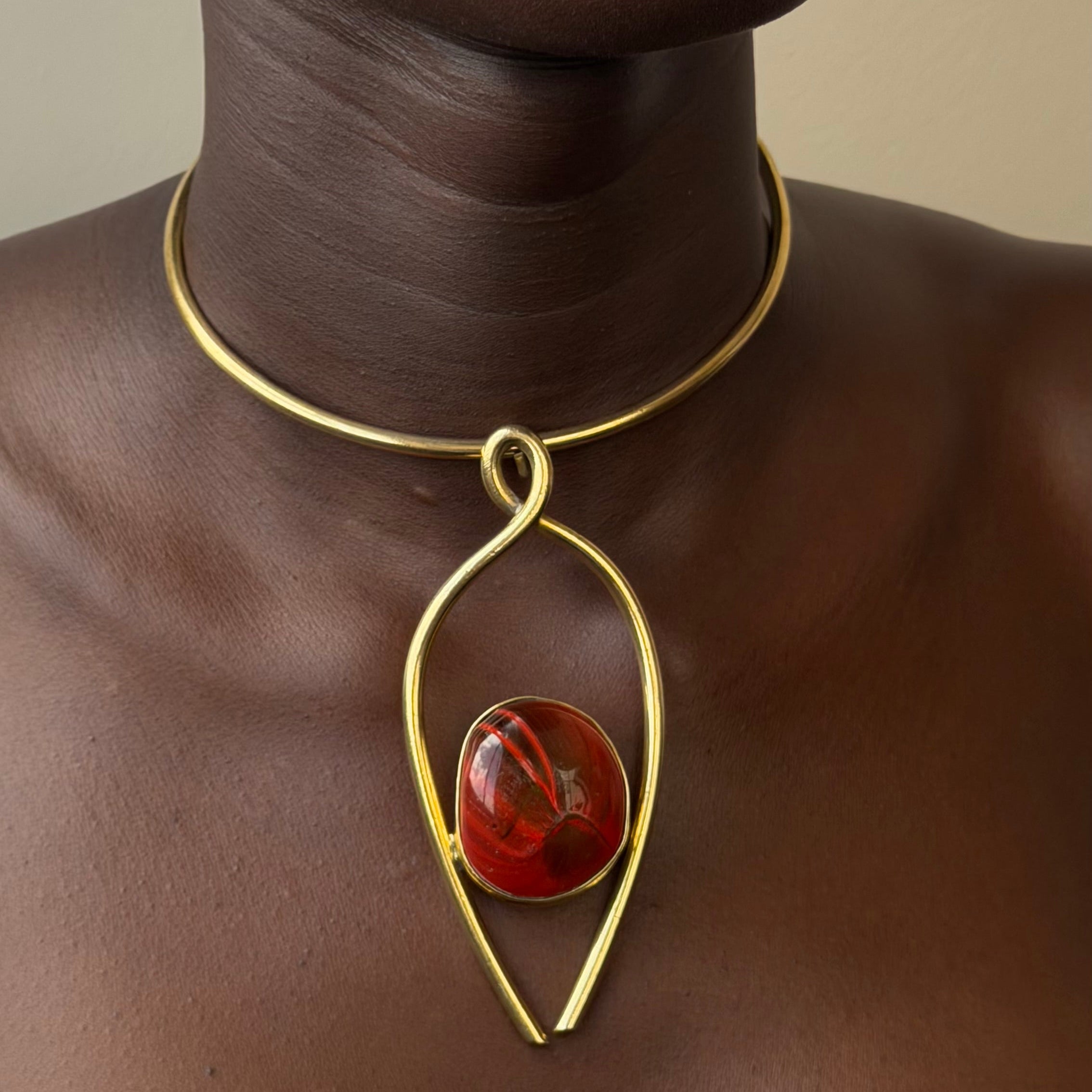 Ruby neck cuff
