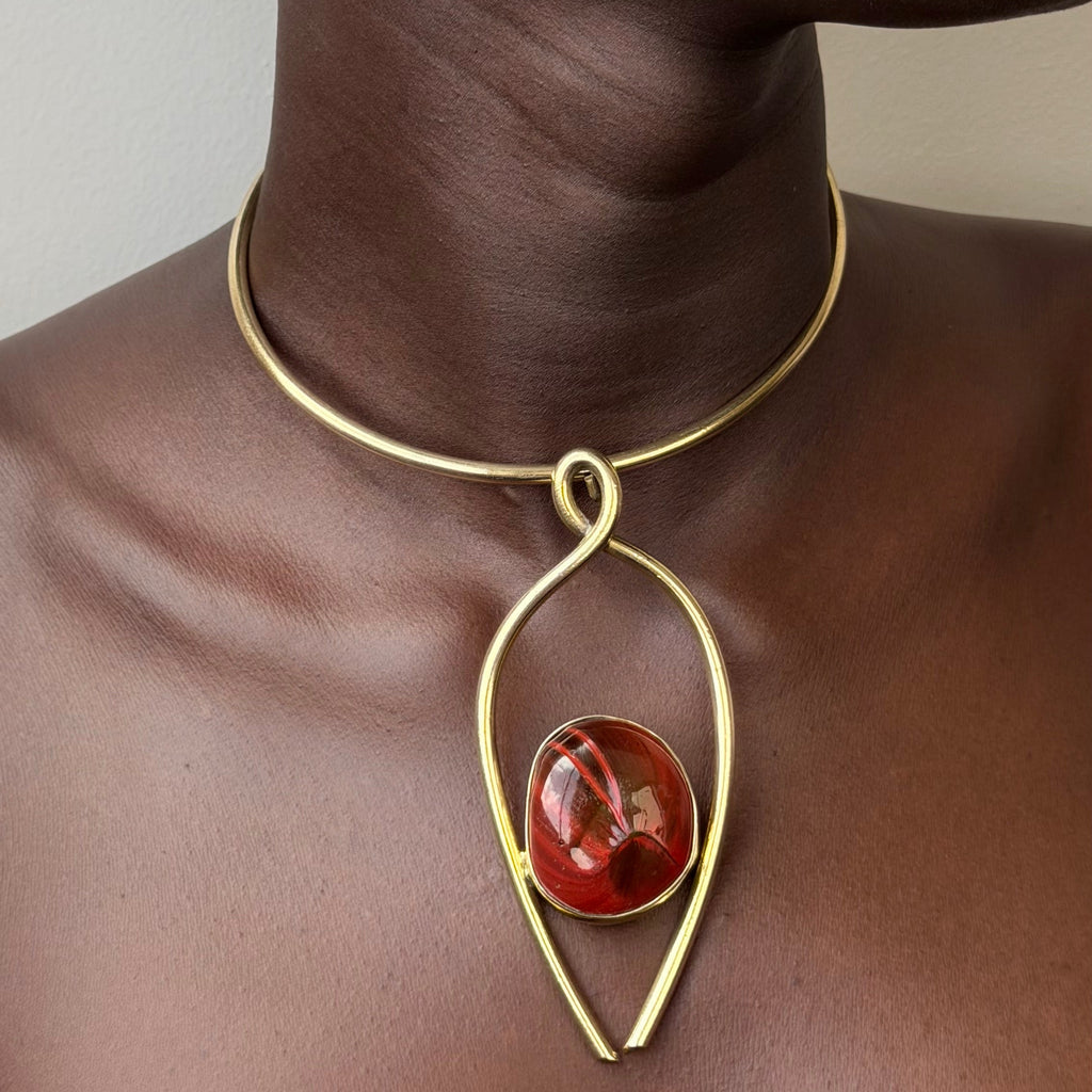 Ruby neck cuff