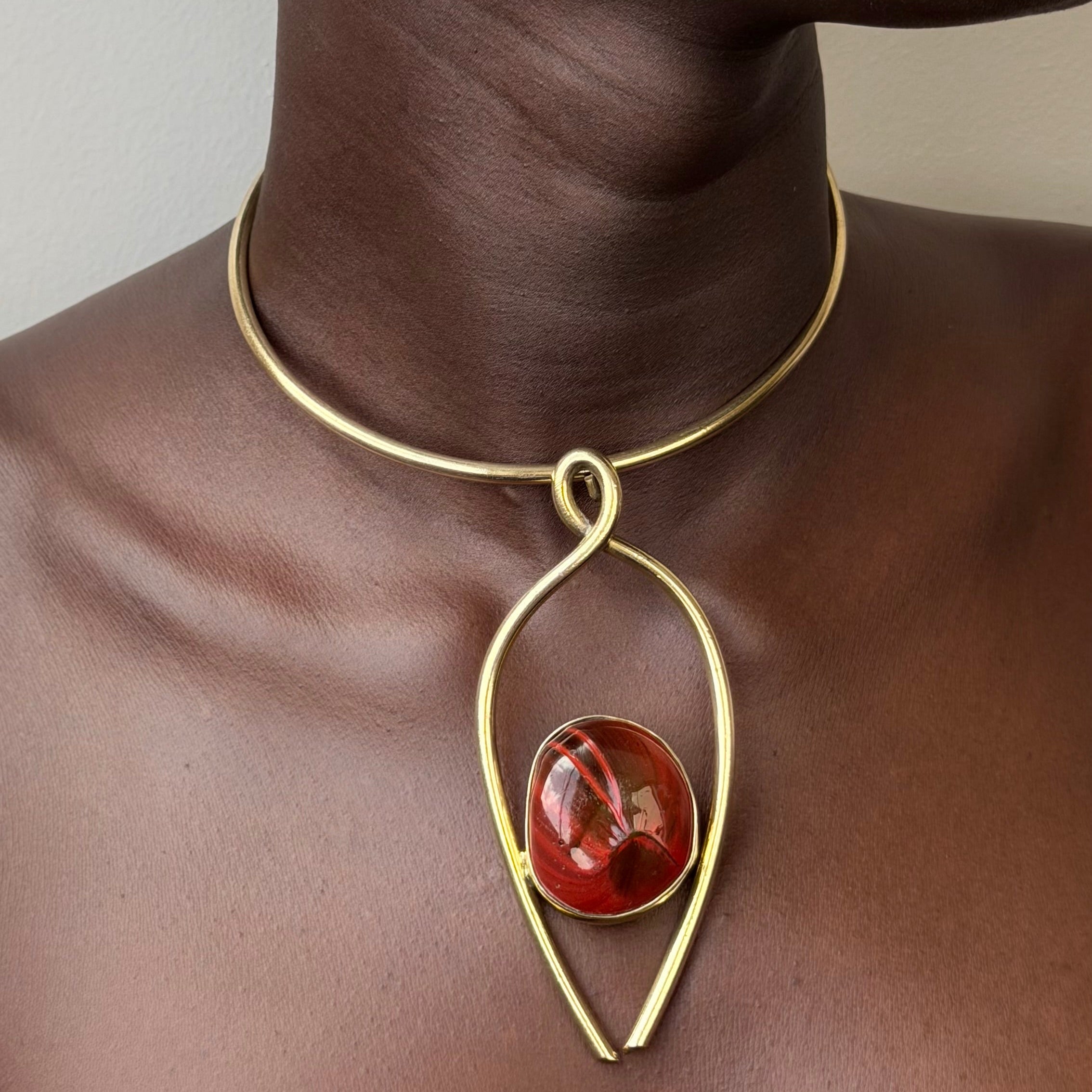 Ruby neck cuff