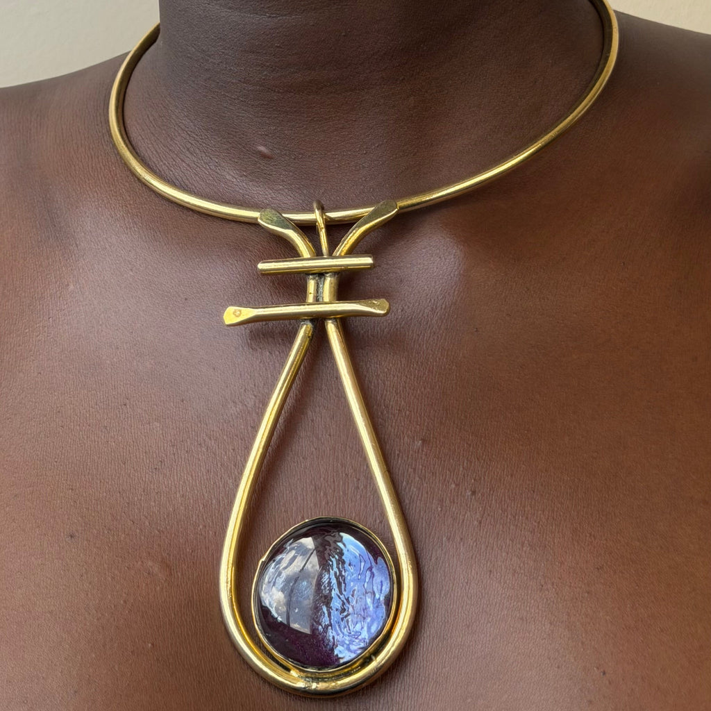 Plum Neck Cuff