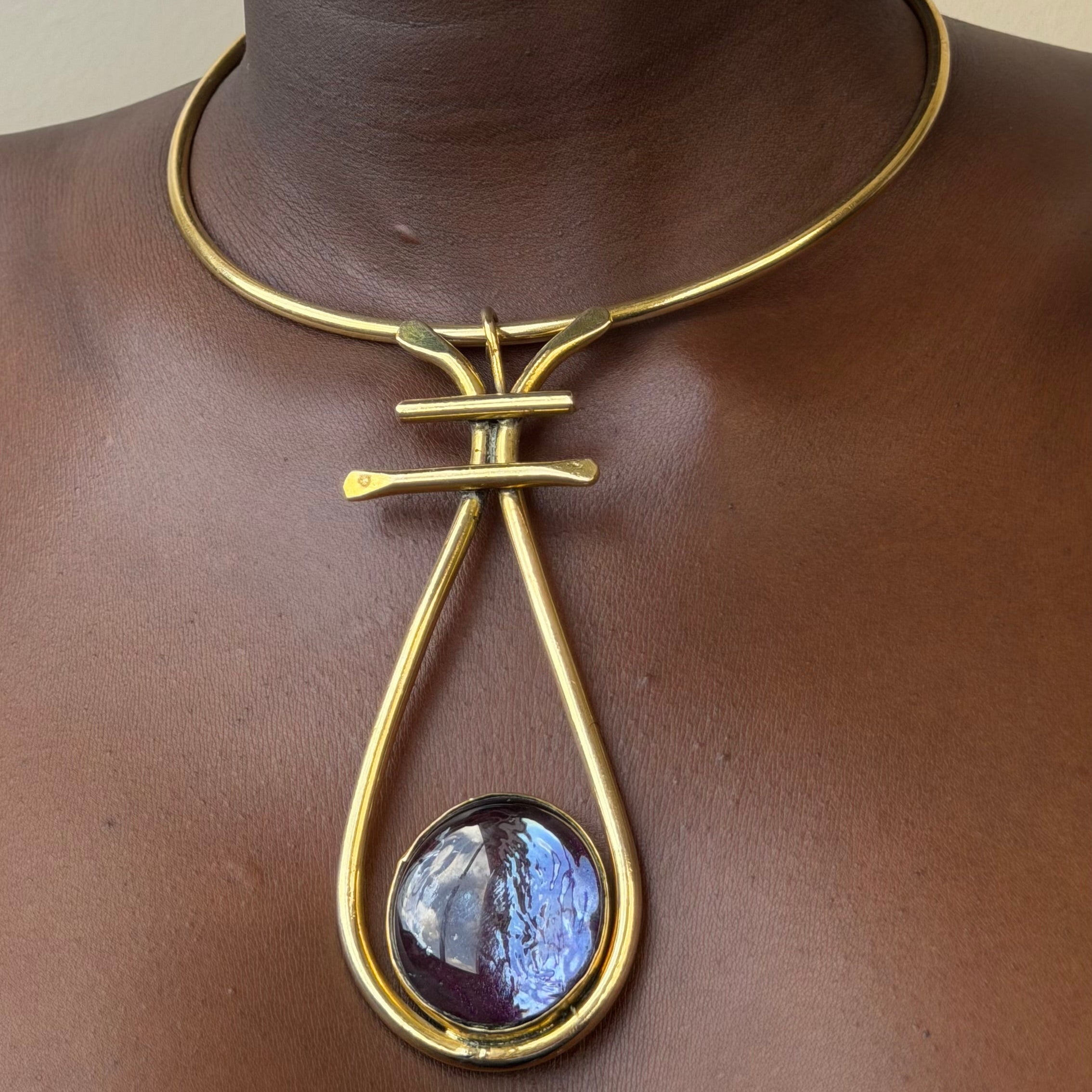 Plum Neck Cuff