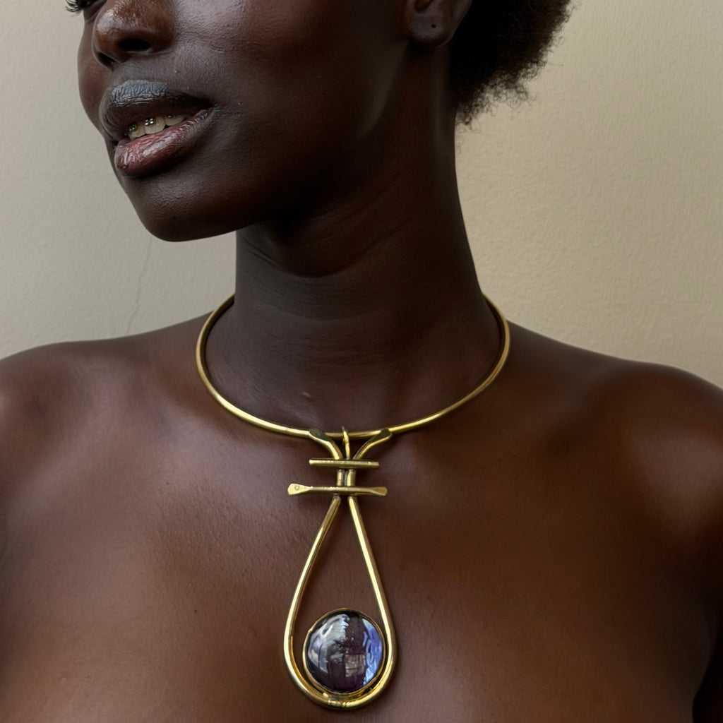 Plum Neck Cuff