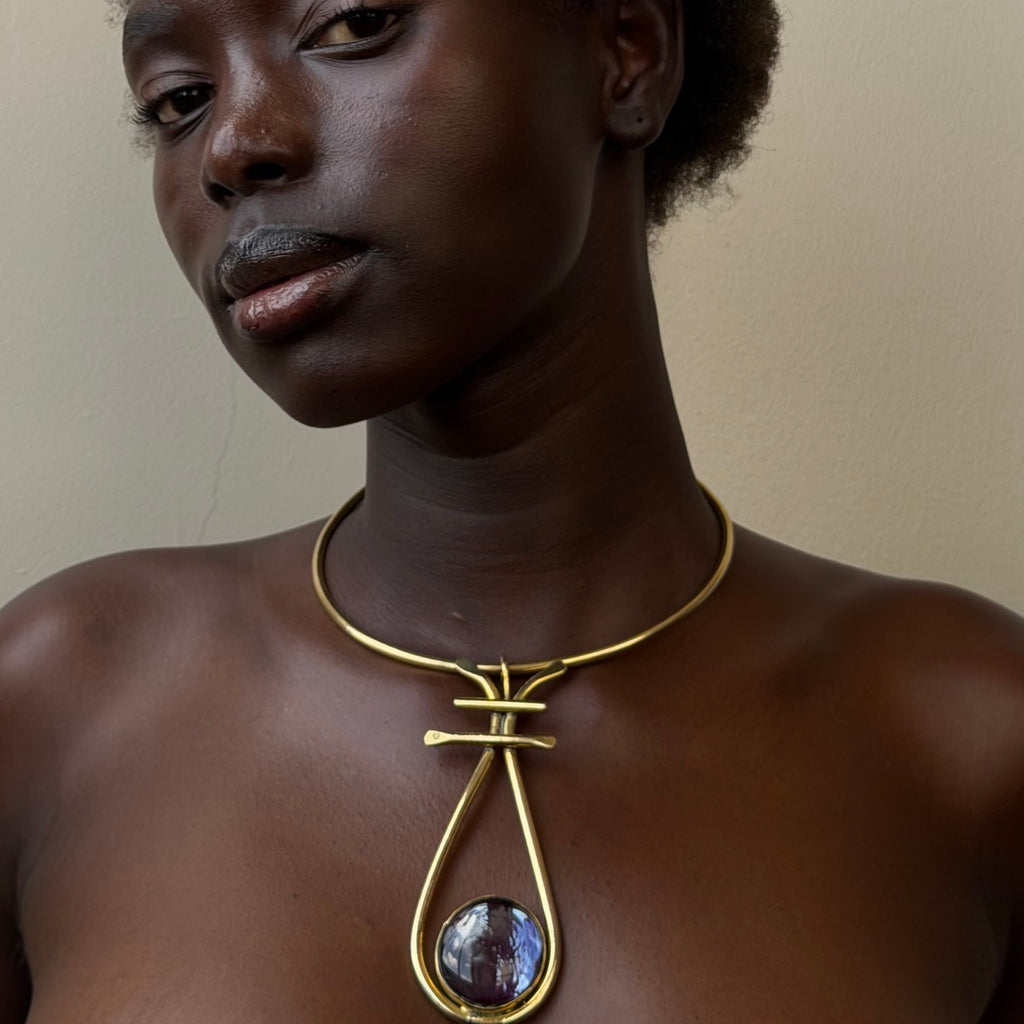 Plum Neck Cuff