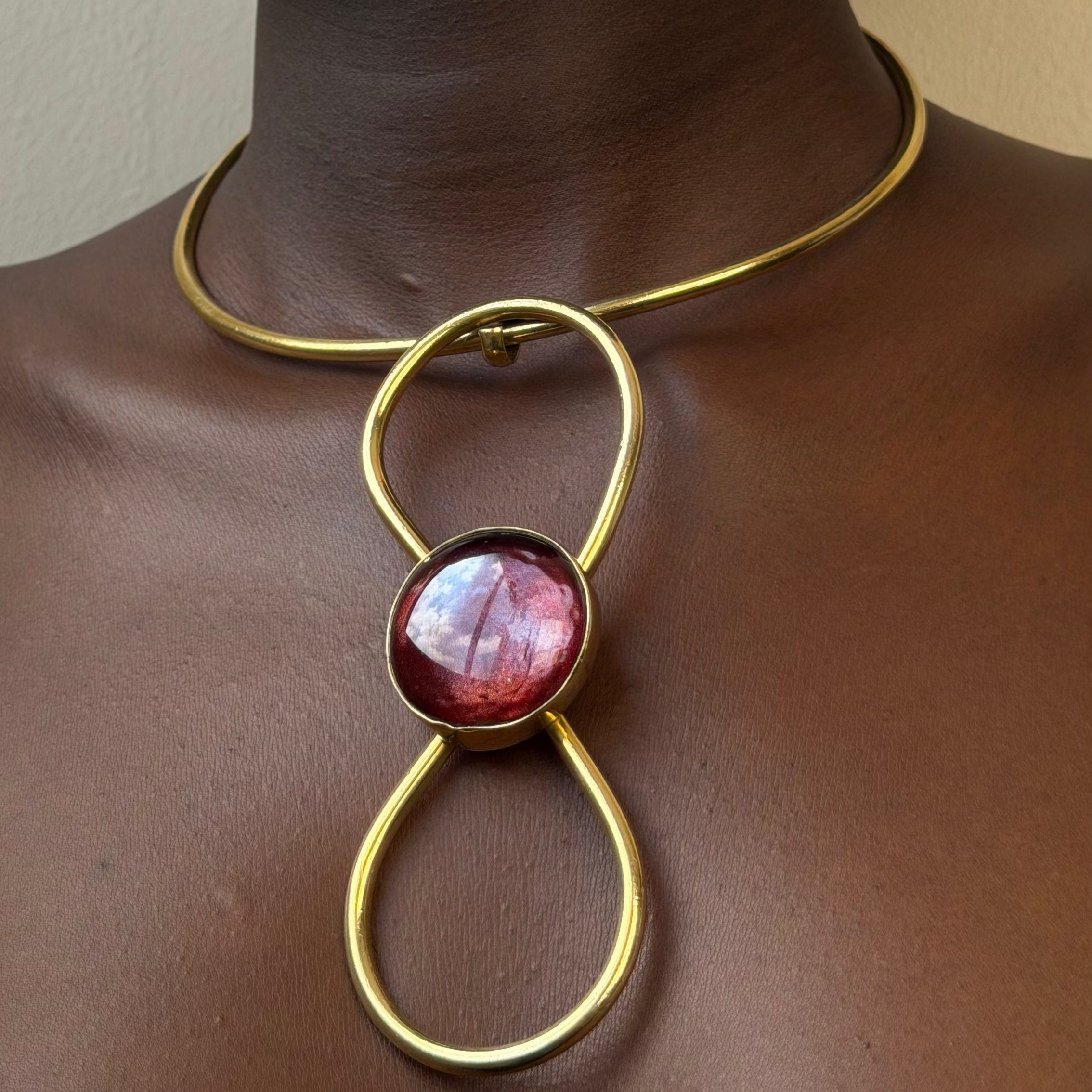 Plum Neck Cuff