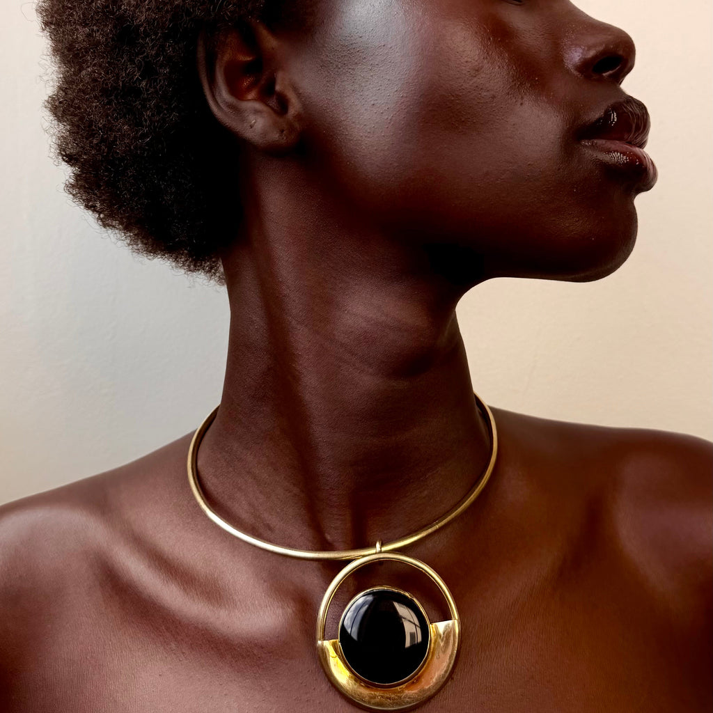Black neck cuff