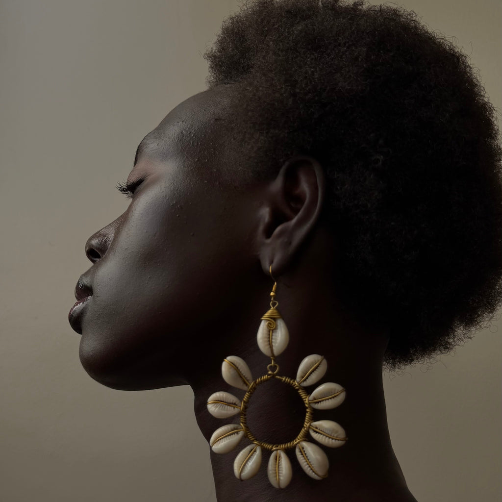The Ganda shell Earrings