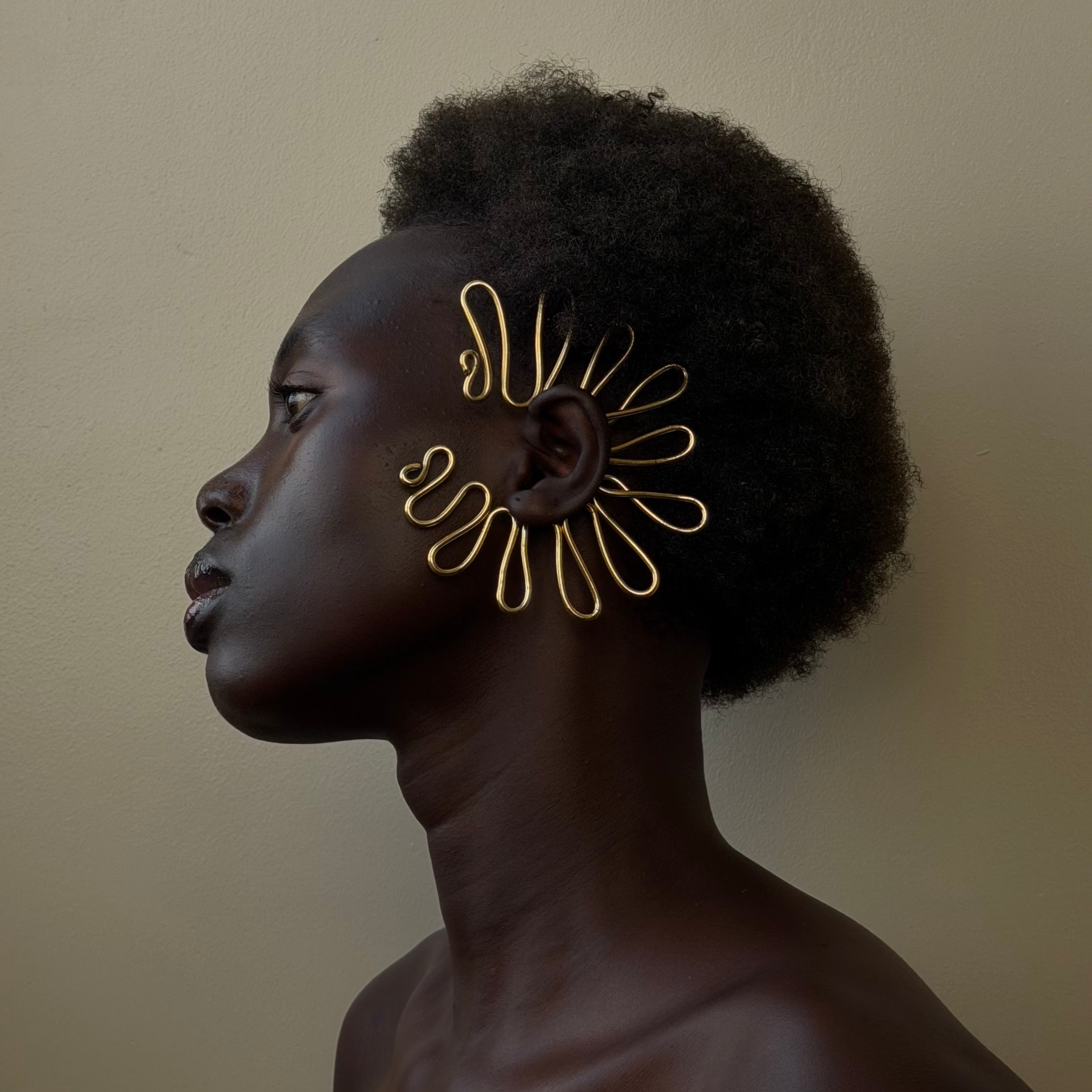 The Bahari spiral earcuff
