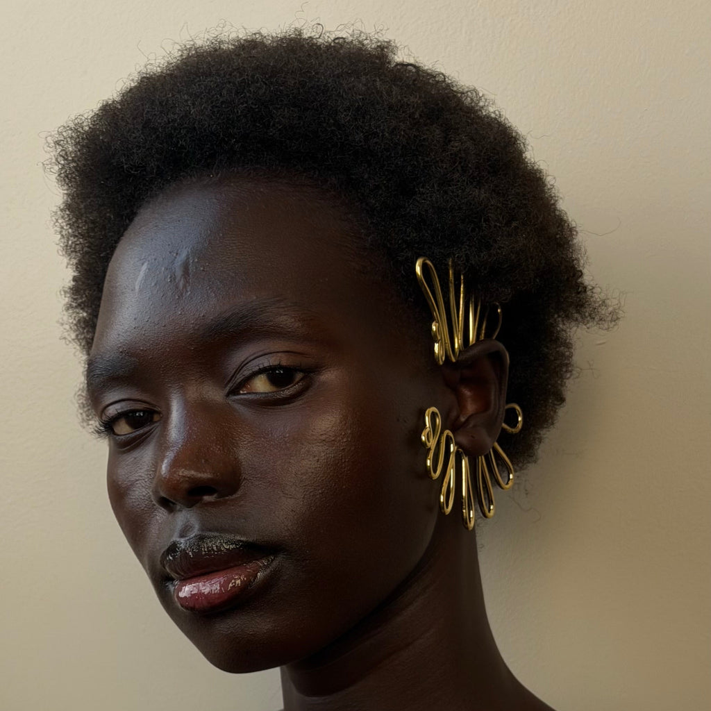The Bahari spiral earcuff