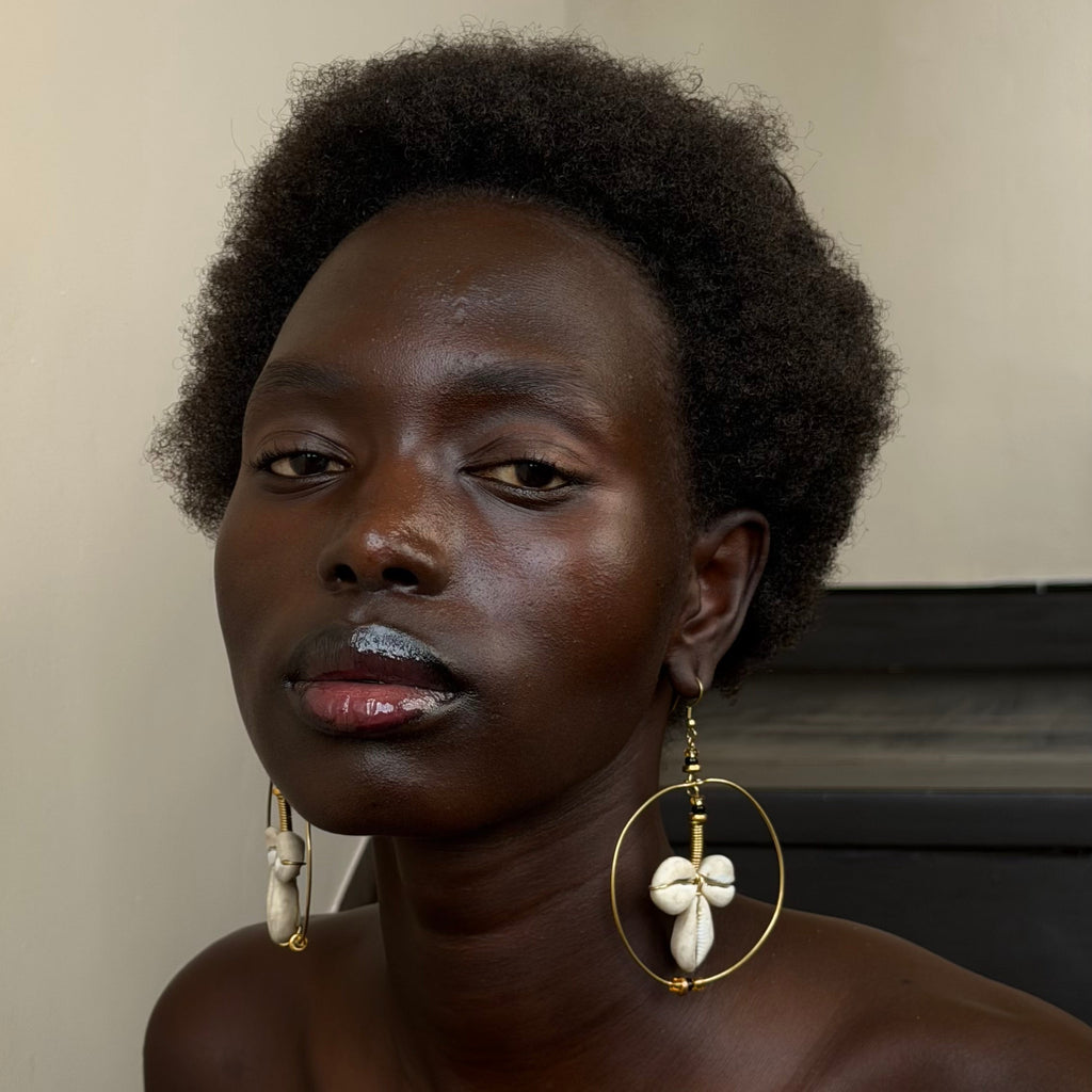 The Ganda shell Earrings