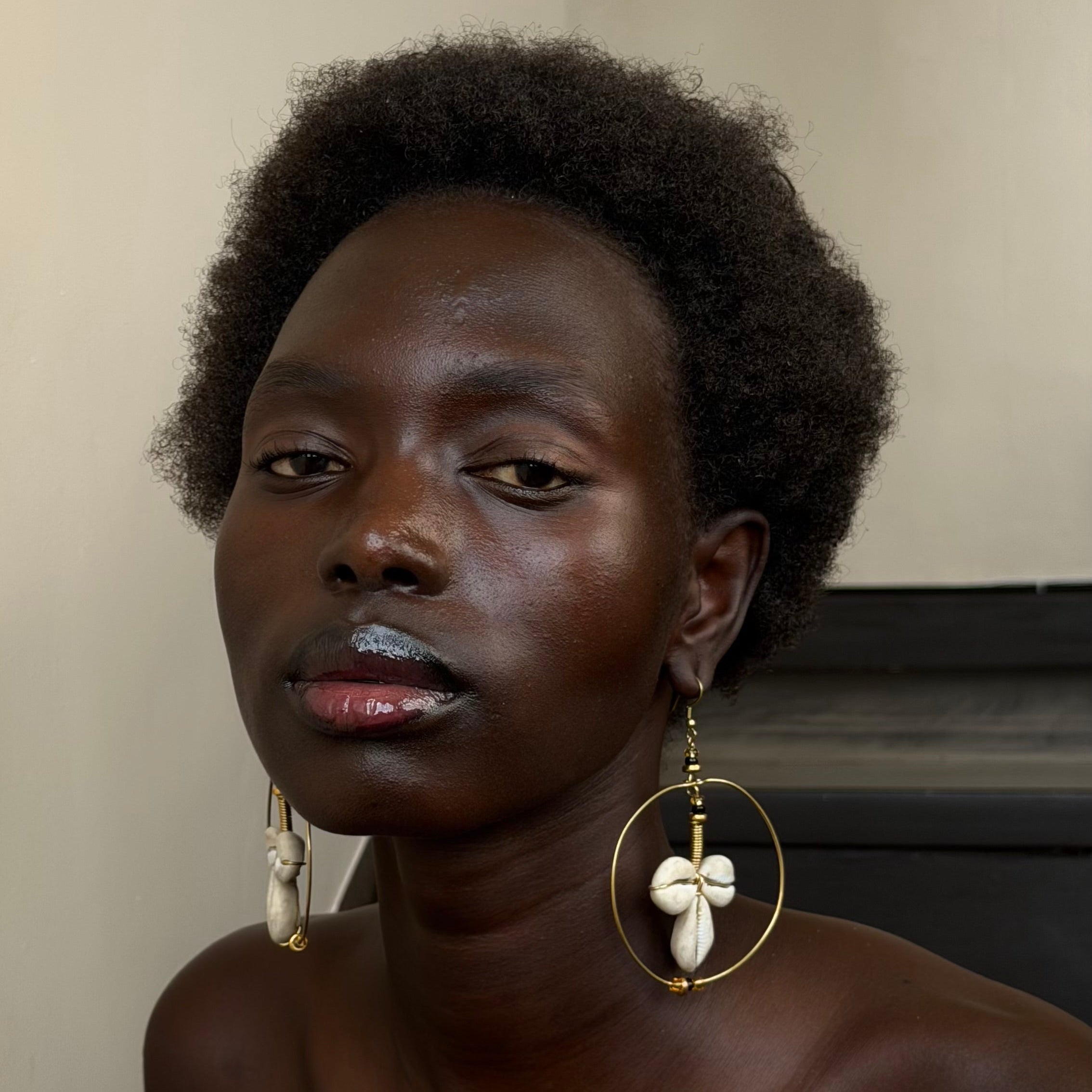 The Ganda shell Earrings