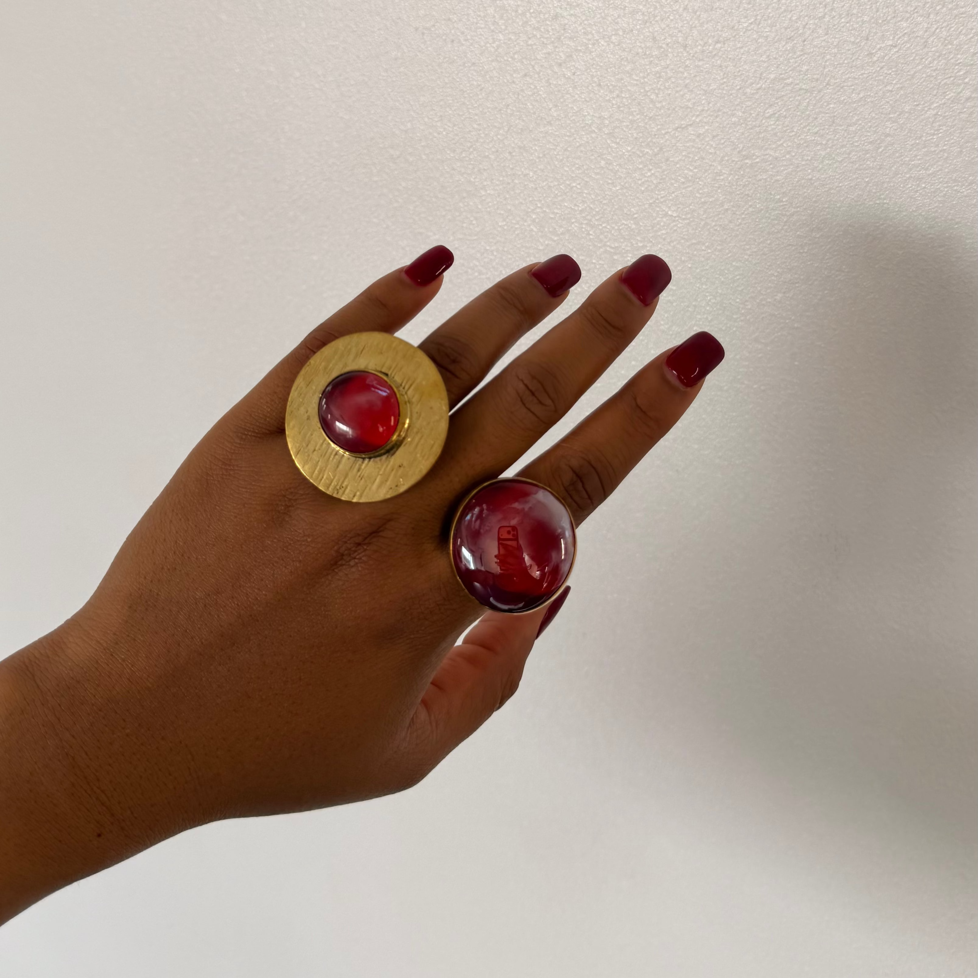 Ruby Glass Ring