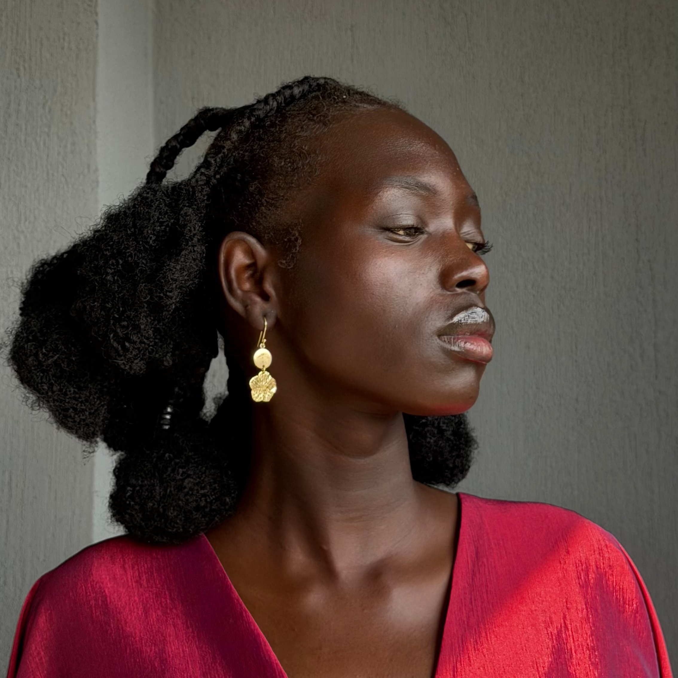 The Waridi Petal Earring
