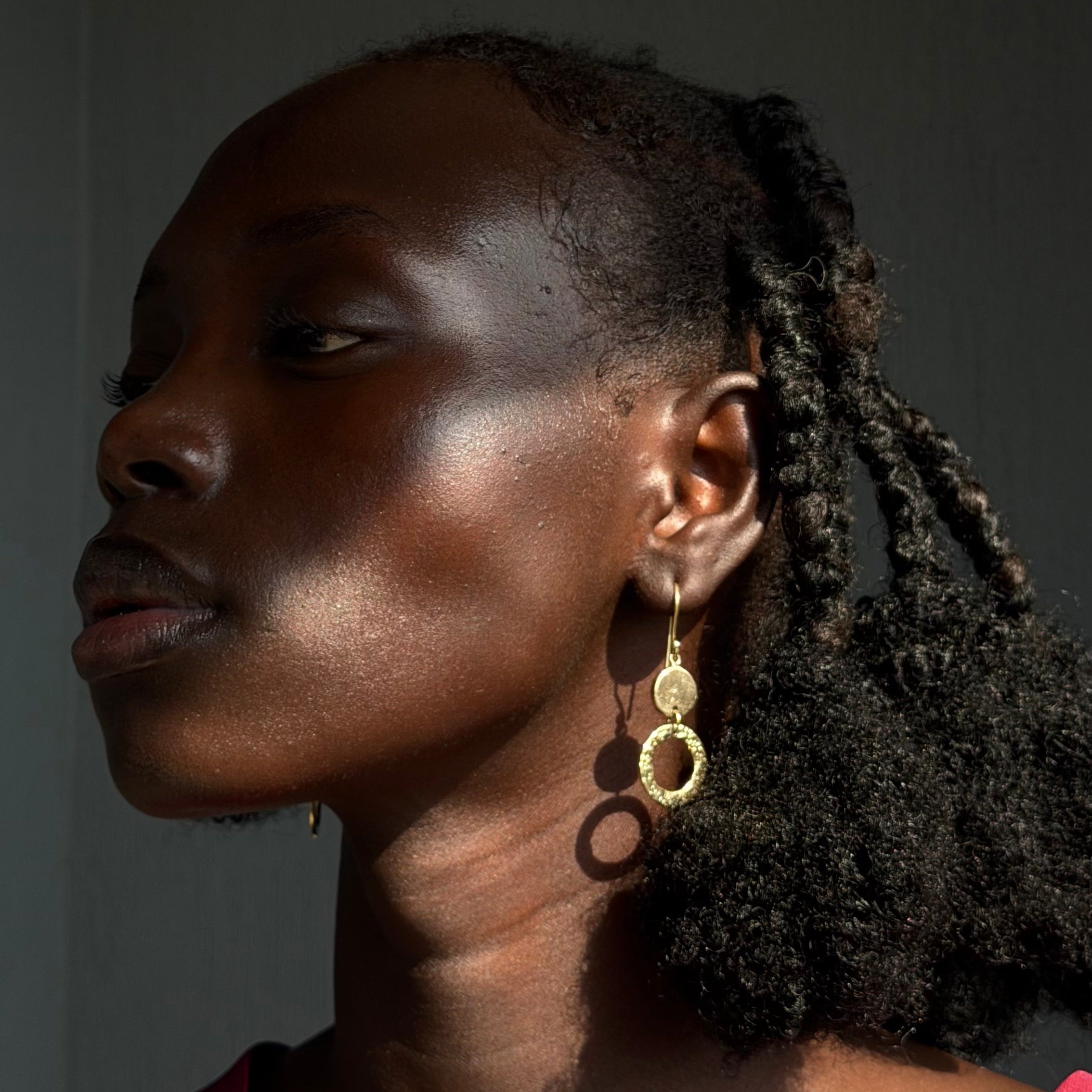 Mduara Mbili earrings