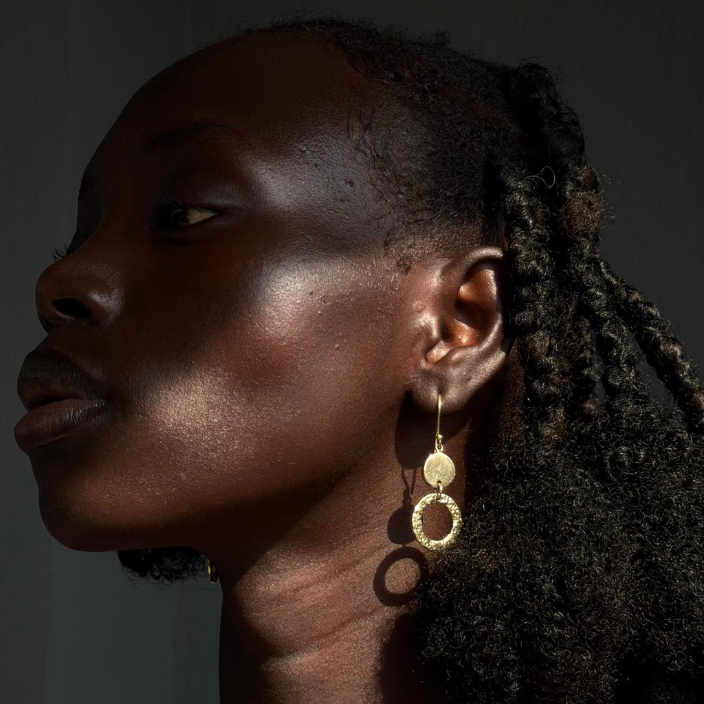 Mduara Mbili earrings