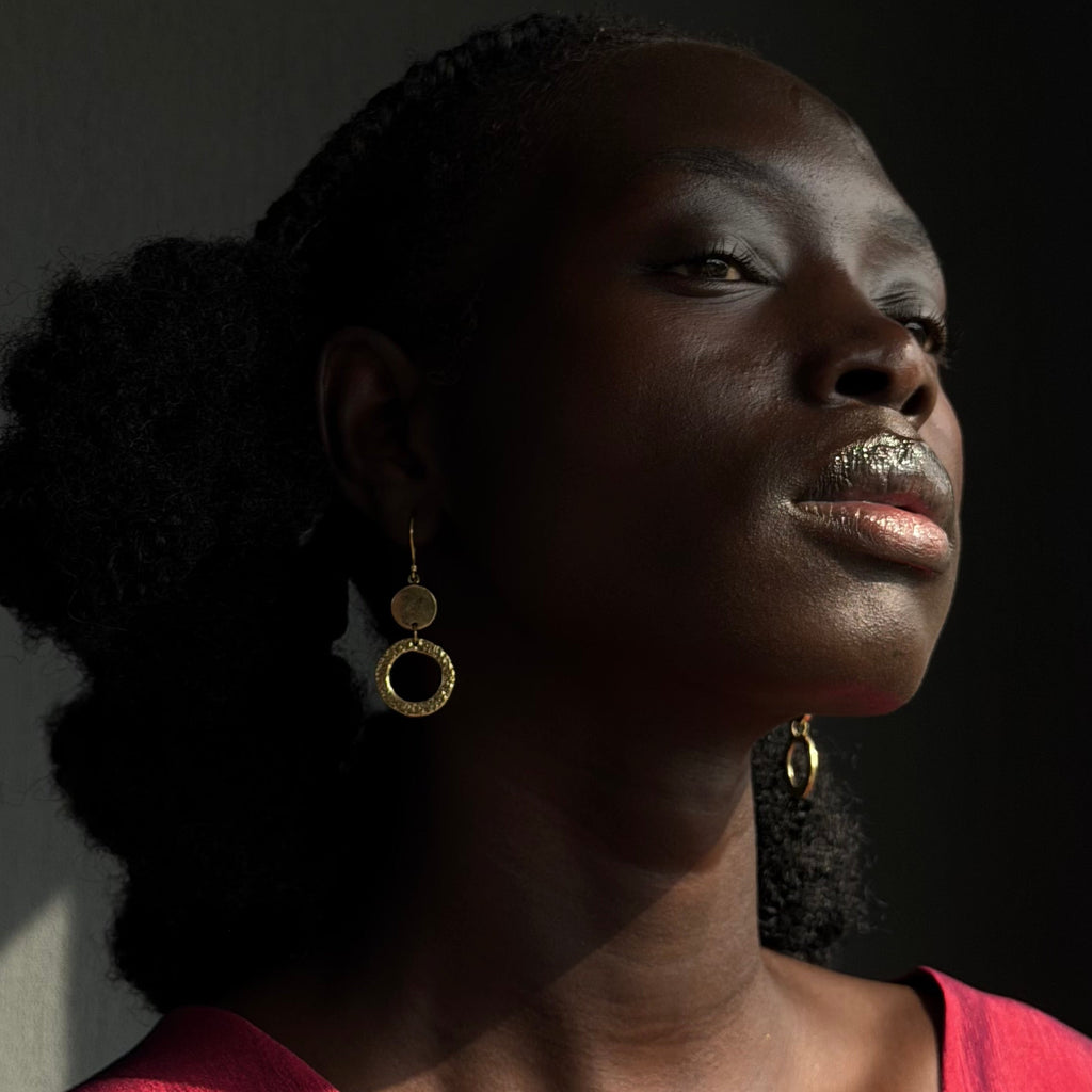 Mduara Mbili earrings
