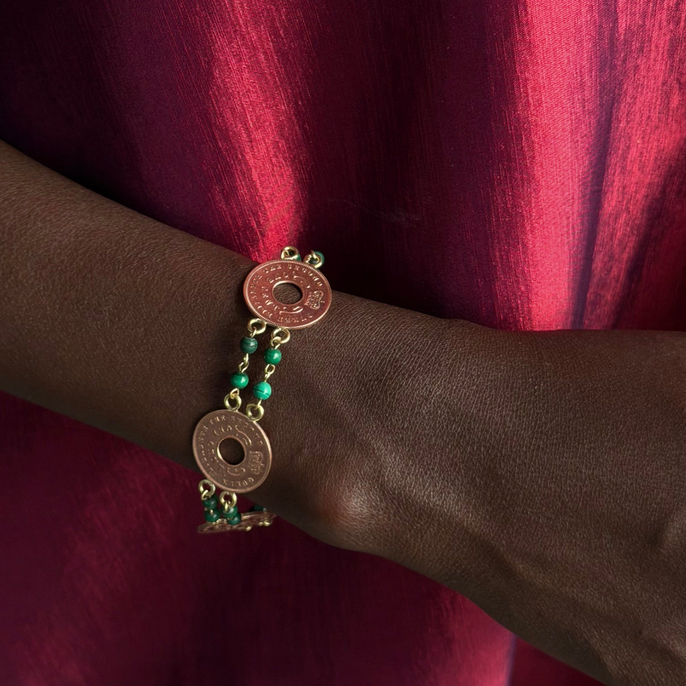 Malachite Stone Bracelet