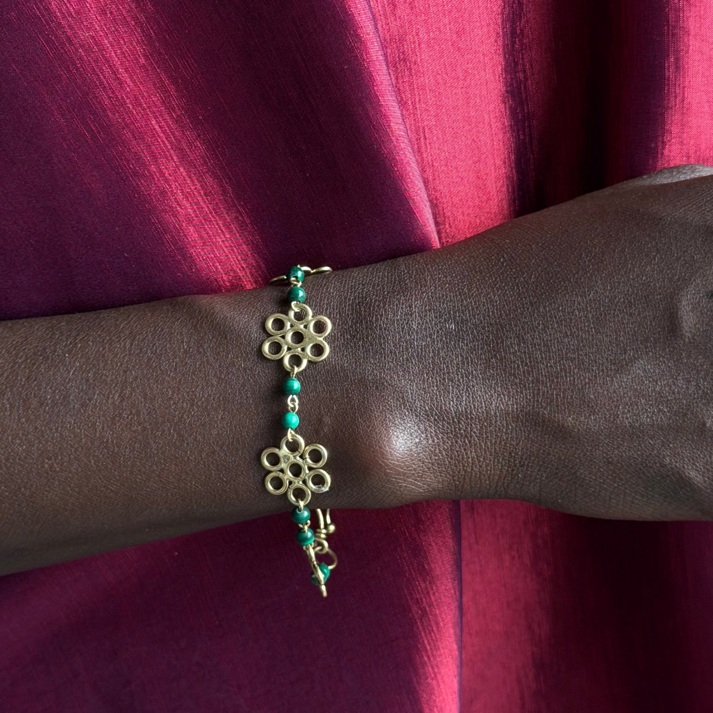 Malachite Stone Bracelet