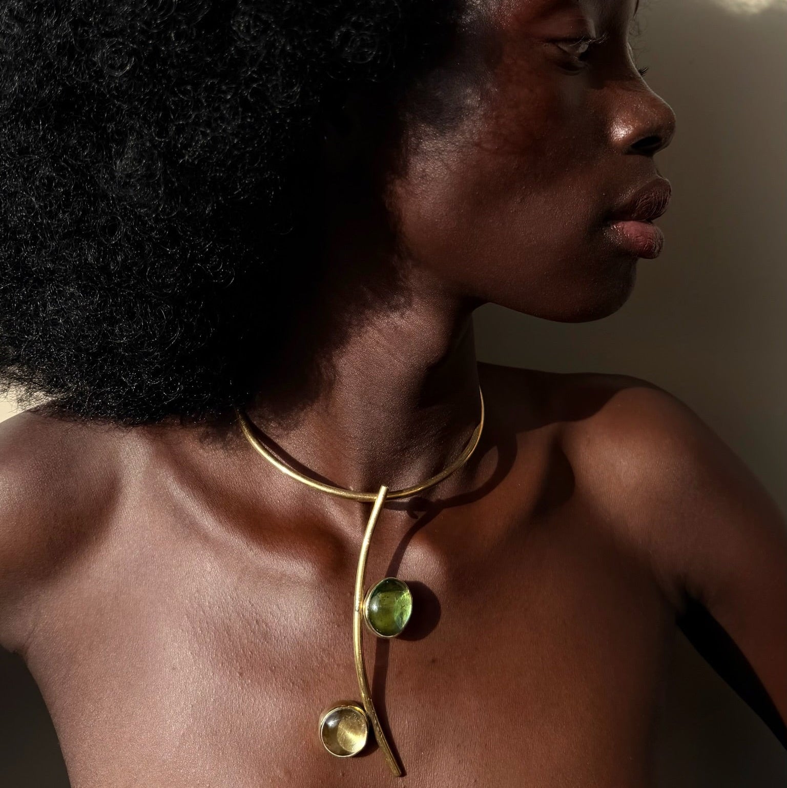 Two toned neck cuff unrefyned studio