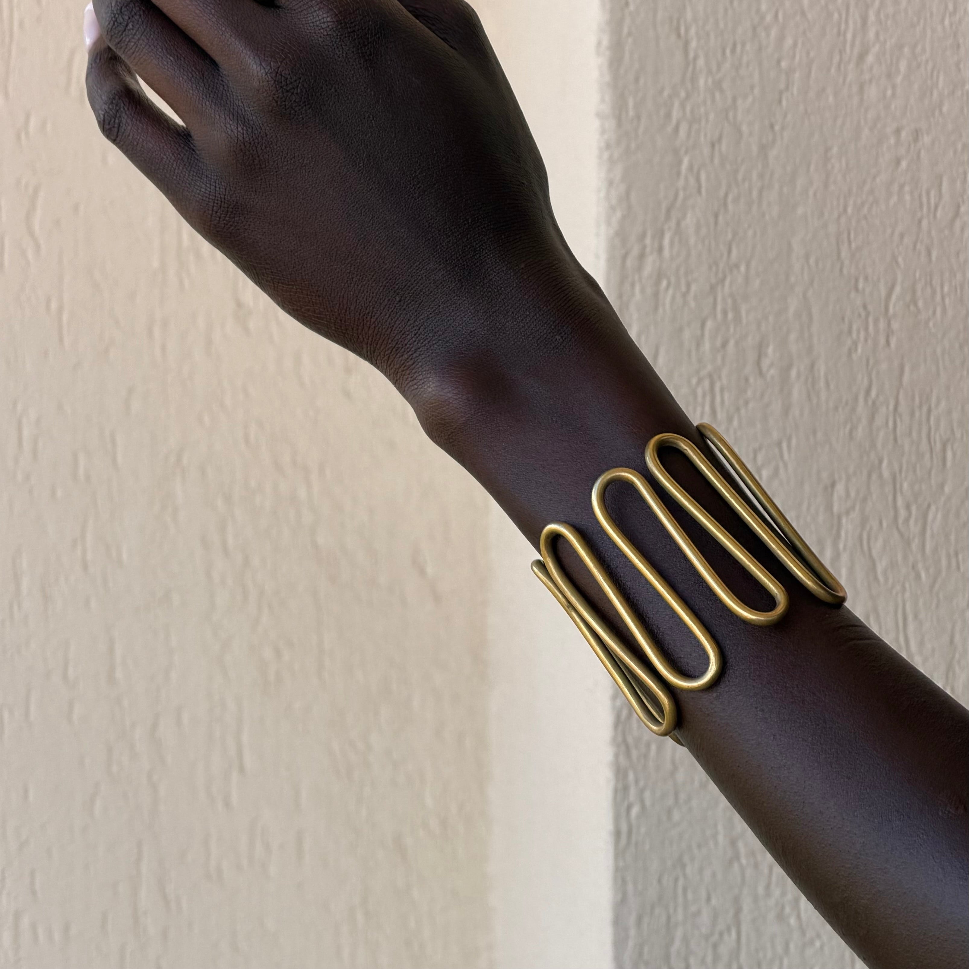 Oversized Mawimbi bangle