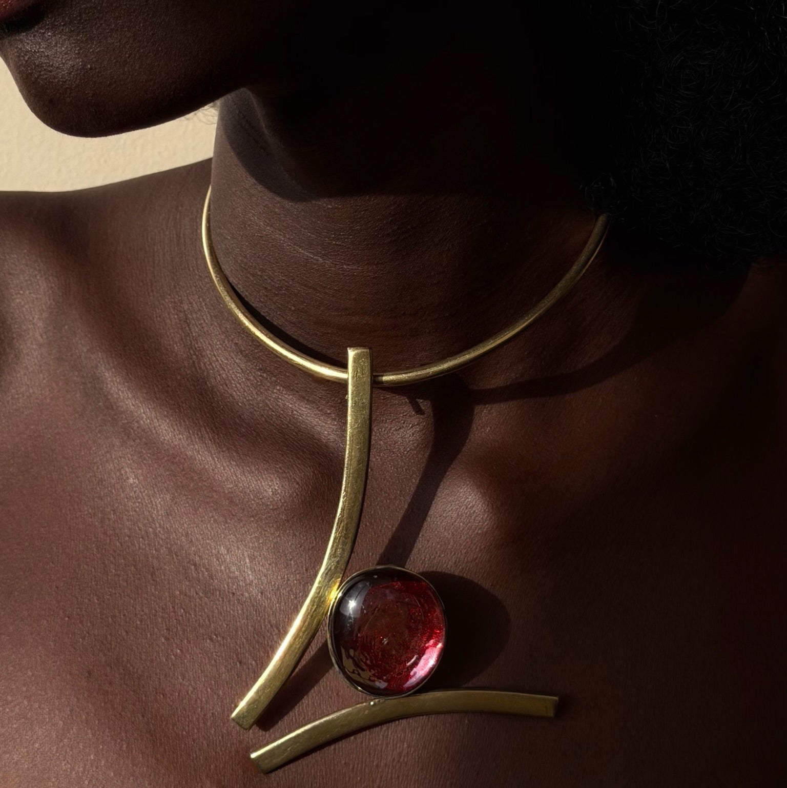 Plum Neck Cuff
